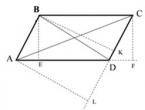 Обчислюємо суму кутів і площу паралелограма: властивості та ознаки Знаючи сторони паралелограма знайти його площу