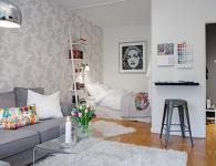 Дизайн вітальні спальні 18 квадратів, фото найкращих варіантів