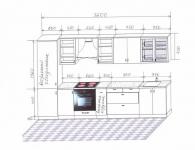 Дизайн прямої кухні 3 метри - 25 сучасних фото ідей